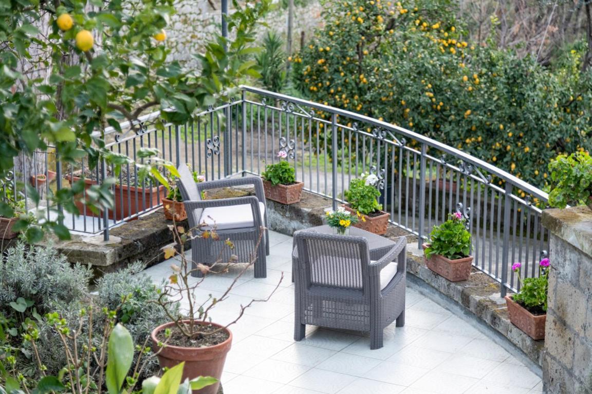 Sorrentovibes - Sea View Rooftop Apartment With Jacuzzi & Garden Exteriör bild